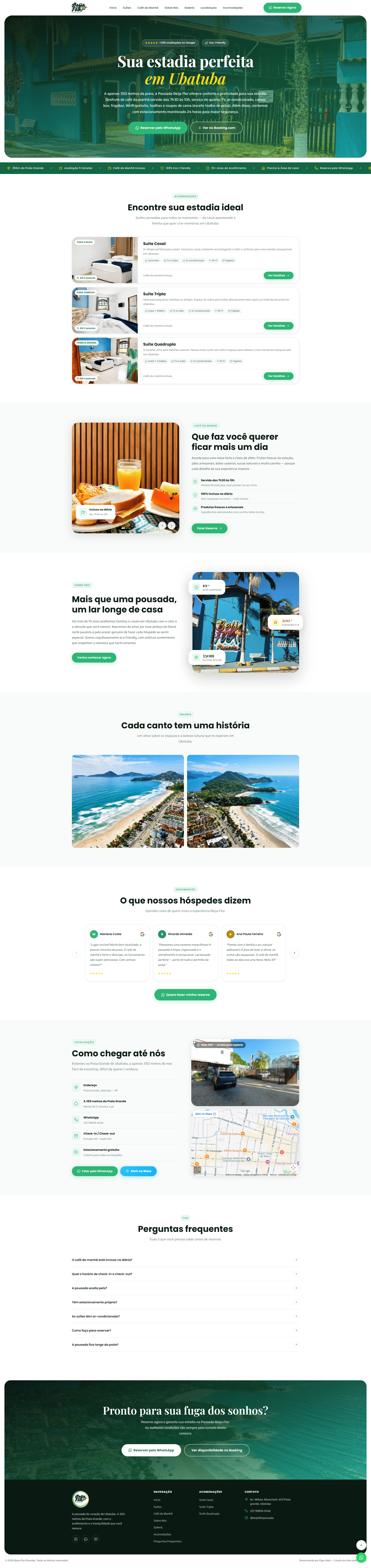 Beija-flor Pousada Flyer Web